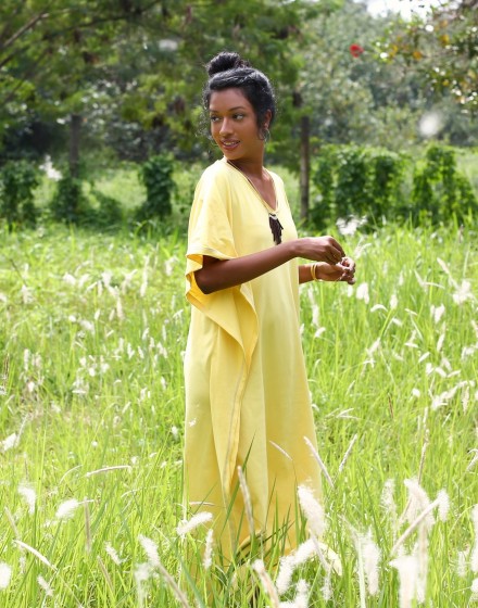 Saffron Airy Caftan